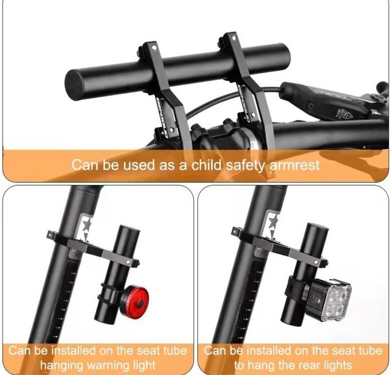 Bisiklet Scooter Gidon Uzatma 20cm Alüminyum