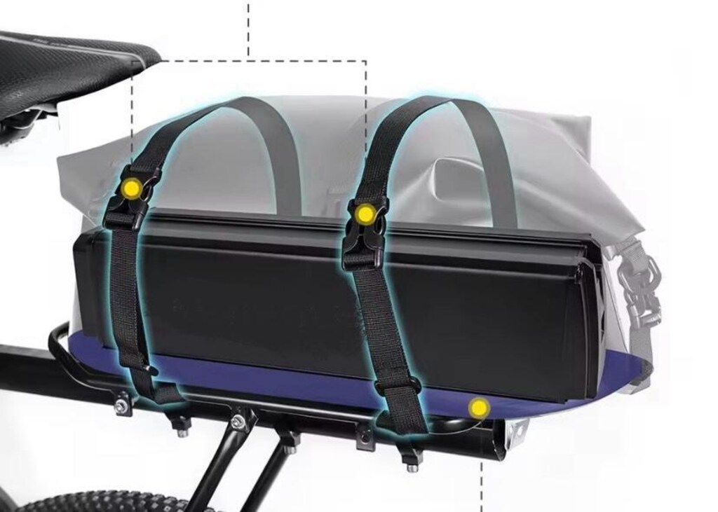 Bisiklet Scooter SUYA YANGINA Dayanıklı Arka BATARYA Çantası