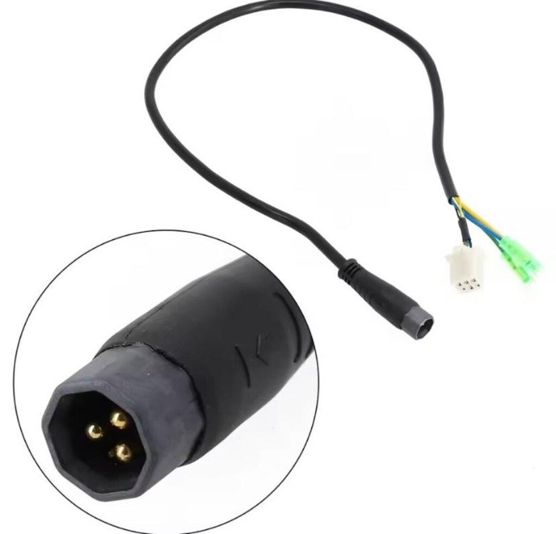 Elektrikli Bisiklet Motor Uzatma Kablosu Büyük 9 Pin SM