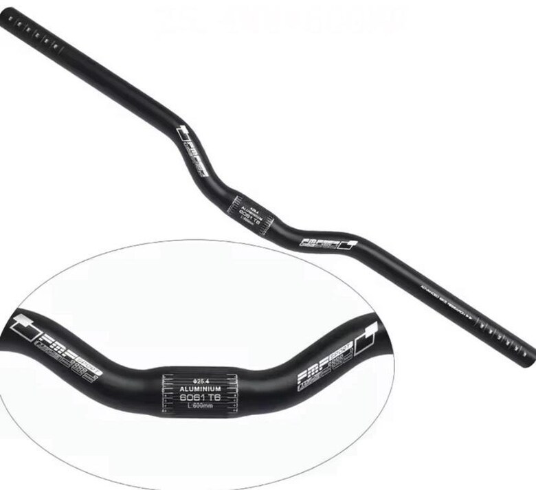 Bisiklet E bike MTB Kavisli Gidon Direksiyon 600mm