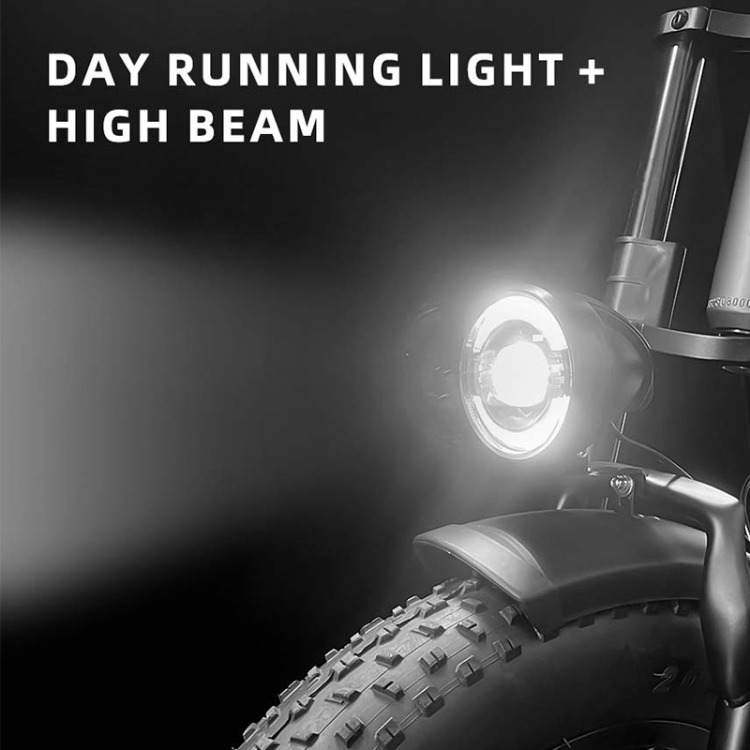 Elektrikli Bisiklet YUVARLAK ŞERİT ÖN FAR LED E-Bike Aydınlatma