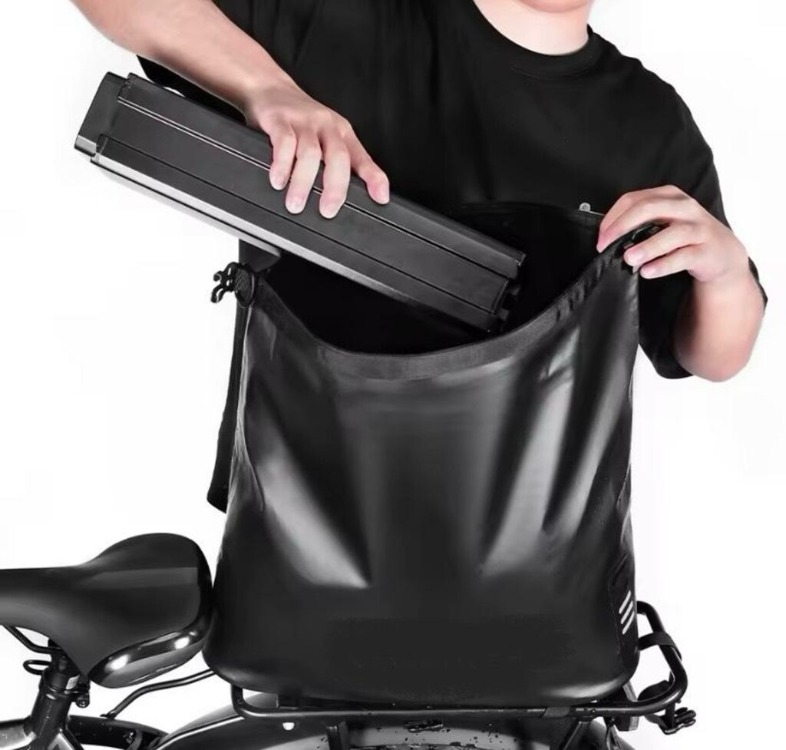 Bisiklet Scooter SUYA YANGINA Dayanıklı Arka BATARYA Çantası