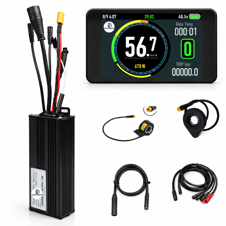 E Bike 1000Watt 1500Watt Beyin Controller ve EKRAN Seti E-Bike Beyin Ekran Seti Elektrikli Bisiklet
