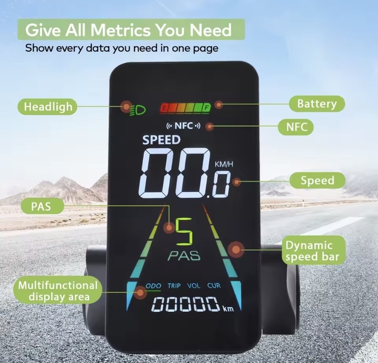 Elektrikli Bisiklet NFC EKRAN E-Bike RKS KUBA APE RYDER F4