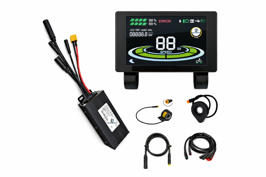 E Bike 500Watt 750Watt Beyin Controller ve EKRAN Seti E-Bike Beyin Ekran Seti Elektrikli Bisiklet