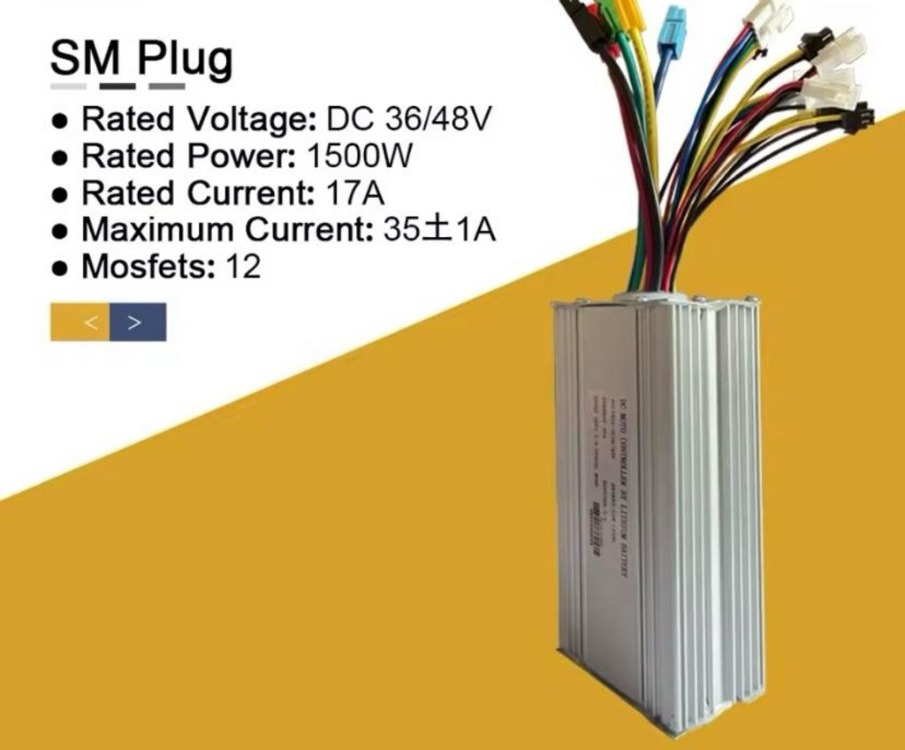 36V 48V 35Amper Beyin KONTROLCÜ 1000Watt 1500Watt Elektrikli Bisiklet
