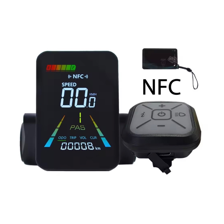 Elektrikli Bisiklet NFC EKRAN E-Bike RKS KUBA APE RYDER F3