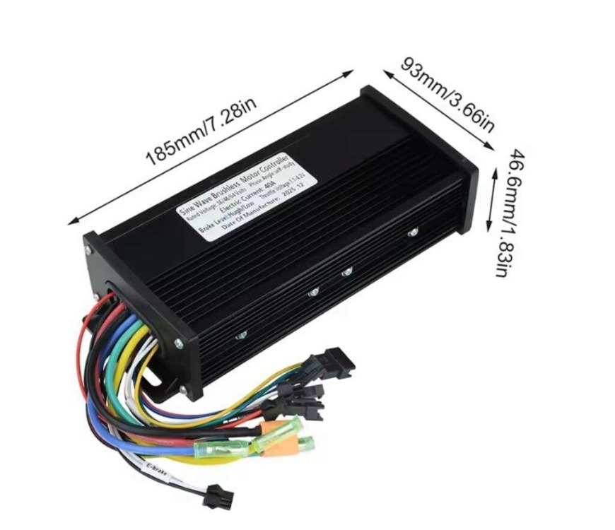 48V 60V 72V 40A Beyin KONTROLCÜ 1500W 2000W Elektrikli Bisiklet