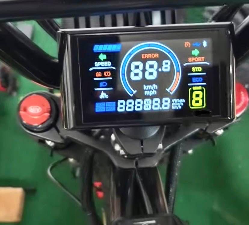 Elektrikli Bisiklet EKRAN Gösterge E-Bike RKS KUBA APE RYDER S96