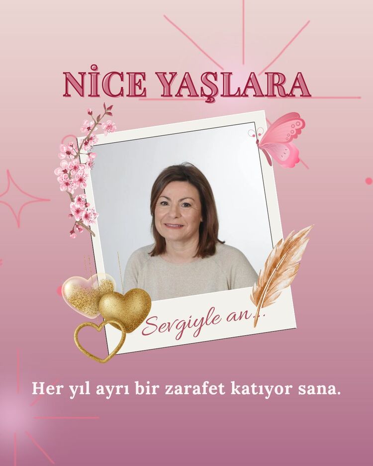 Özelleştirilebilir doğum günü kartları