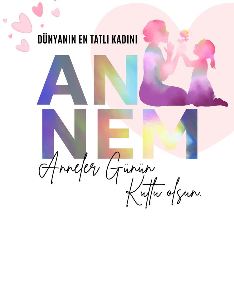 Dijital Anneler Günü Kartı – Kendi Mesajını Yaz!
