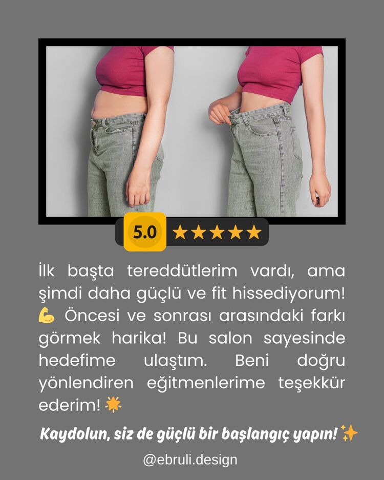 spor salonu memnuniyet şablonları 