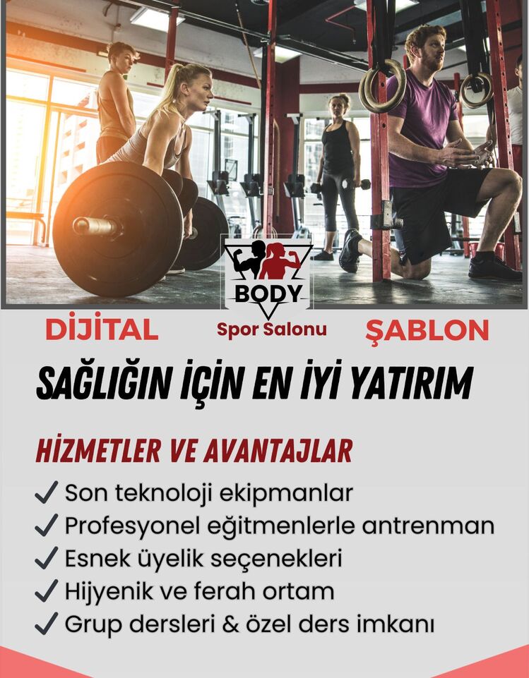 spor salonu story şablonu