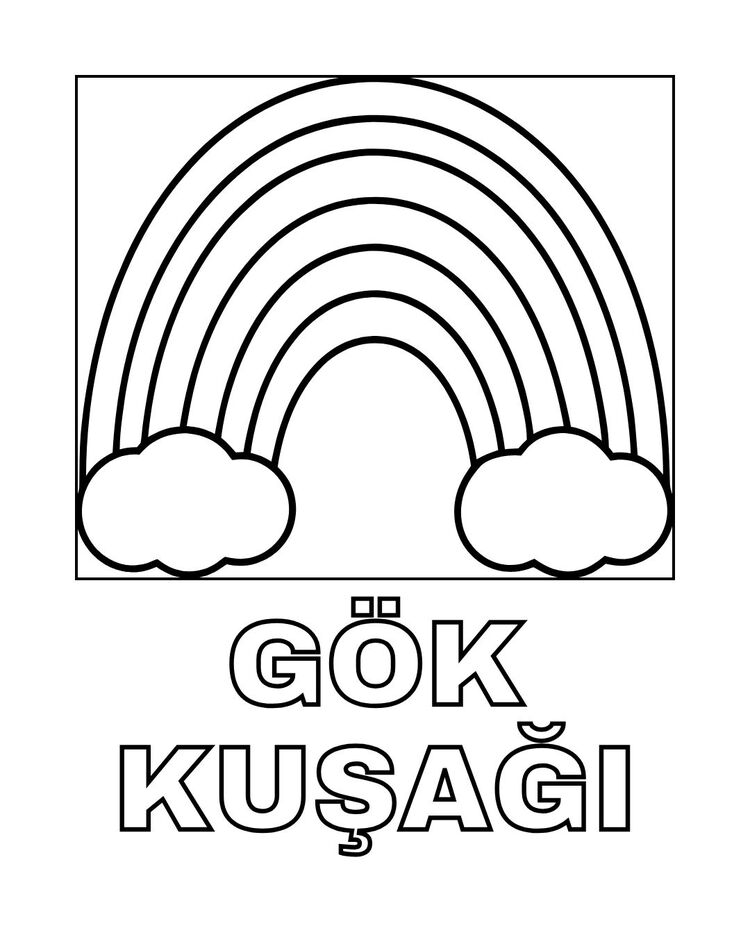 haydi boyayalım 4 - gökyüzü serisi