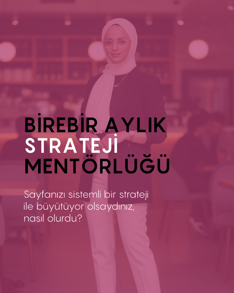 BİREBİR AYLIK STRATEJİ MENTÖRLÜĞÜ 
