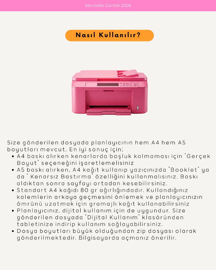 12 Aylık Hedefler ve Mevsime Özel Yapılacaklar Listeleri