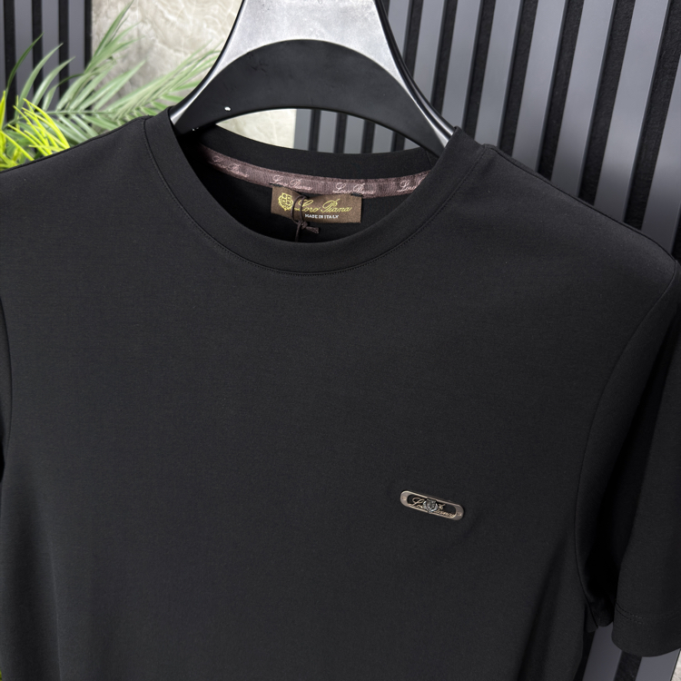 Lora Piana Modal Premium Tshirt (siyah)
