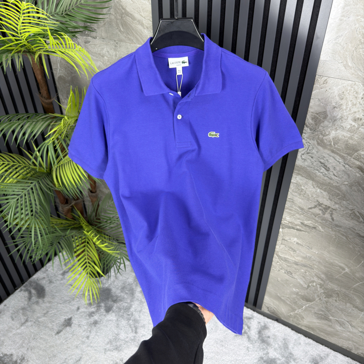 Lacoste Basic Pike Kumaş Polo Yaka (mor)