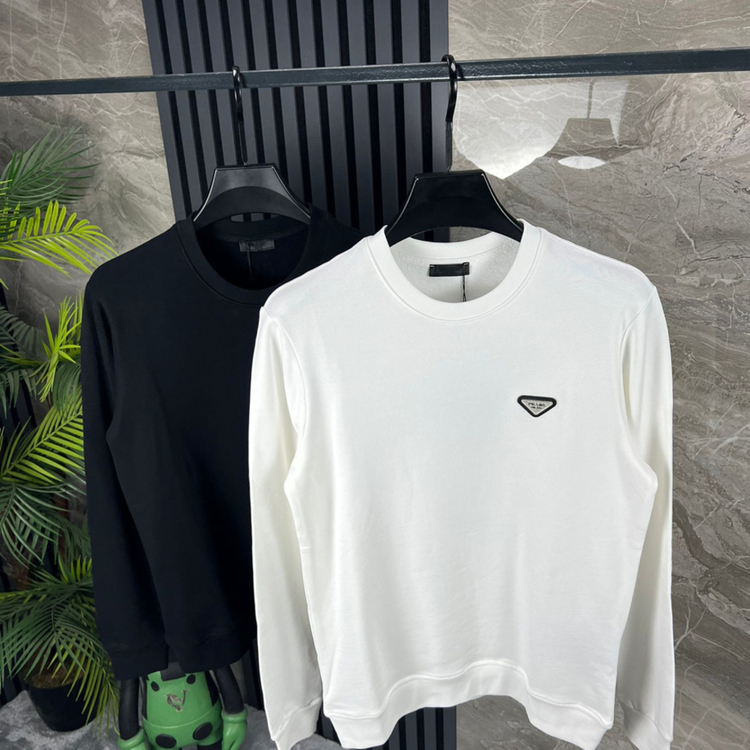 Prada Pamuklu Sweatshirt (Beyaz)