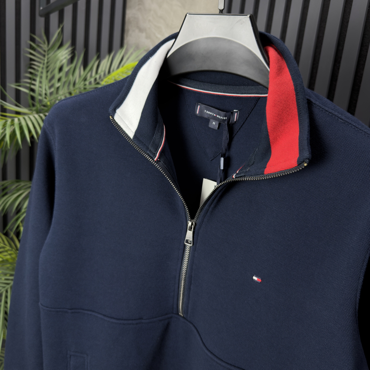 TH Yarım Fermuarlı Sweatshirt (laci)