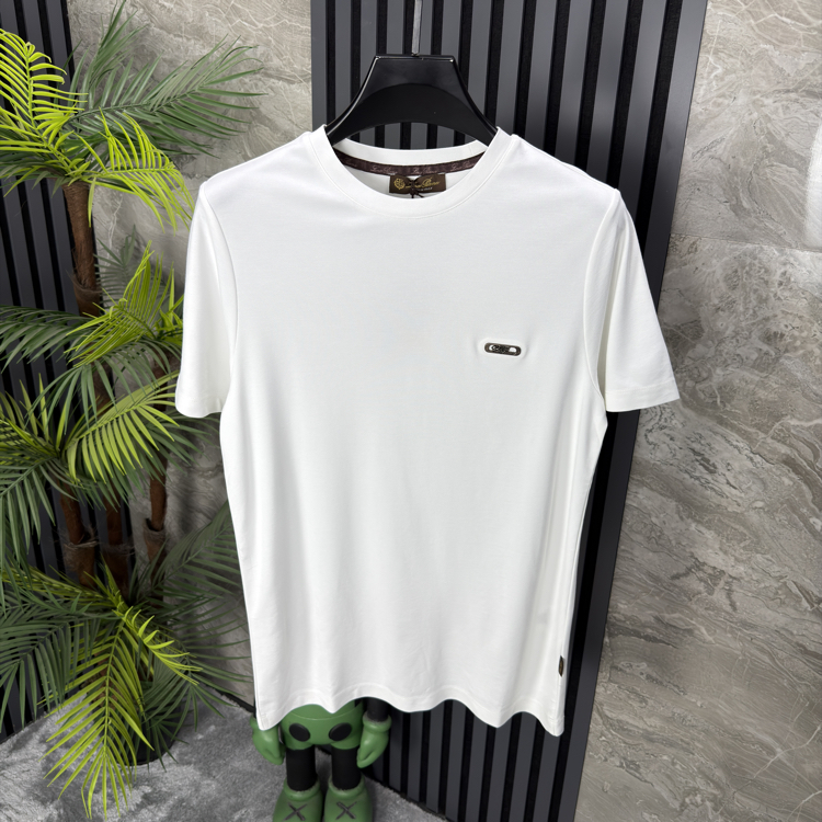 Lora Piana Modal Premium Tshirt (beyaz)