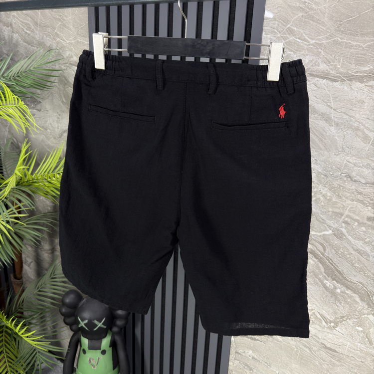 Polo Ralplouren Premium Keten Şort (siyah)
