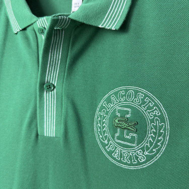 Lacoste Pike Kumaş Polo Yaka (yeşil)