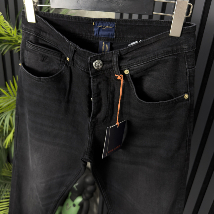  Louis Vuitton Slim Fit Jeans (siyah) 