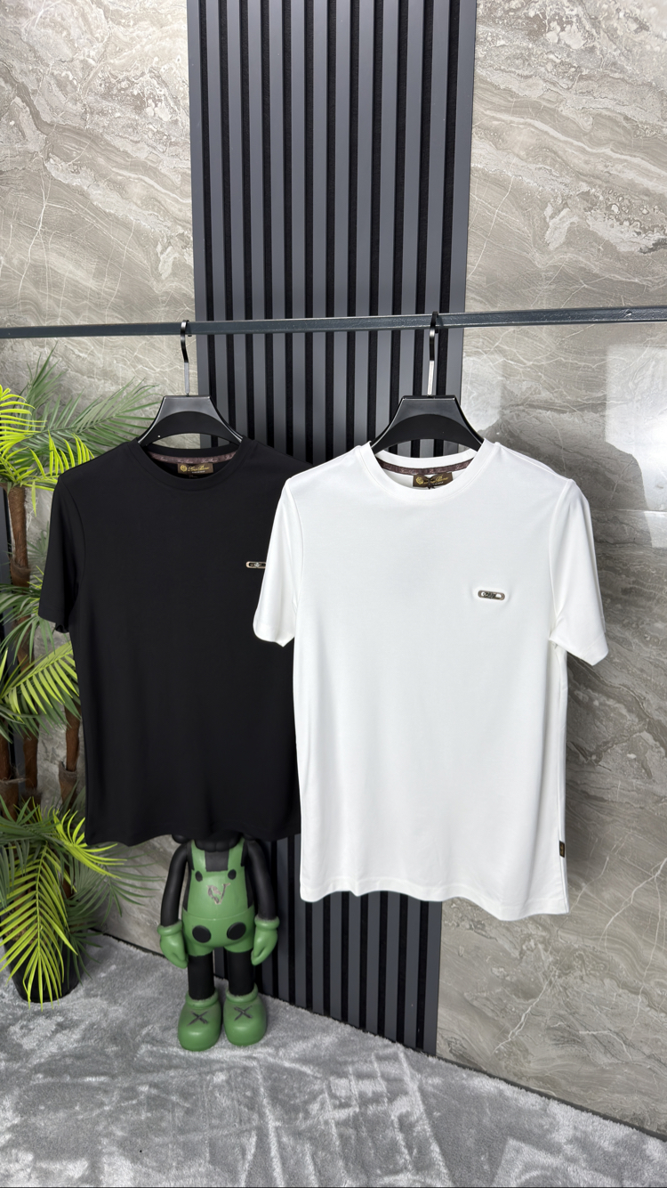 Lora Piana Modal Premium Tshirt (beyaz)