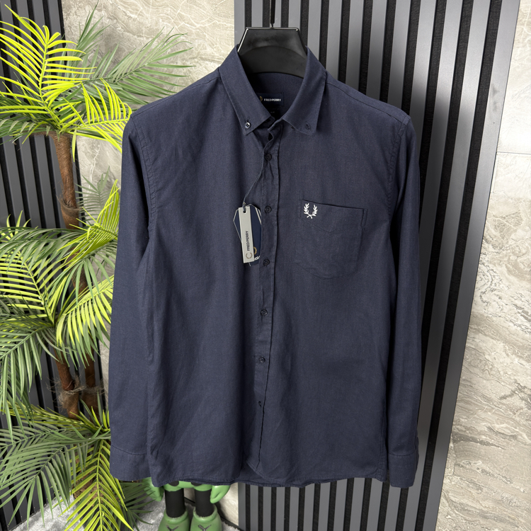 Fred Perry Ham Keten Gömlek (laci)