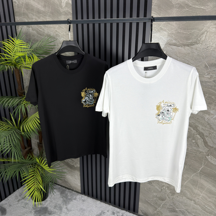 Amiri Pamuklu Tshirt (beyaz) 