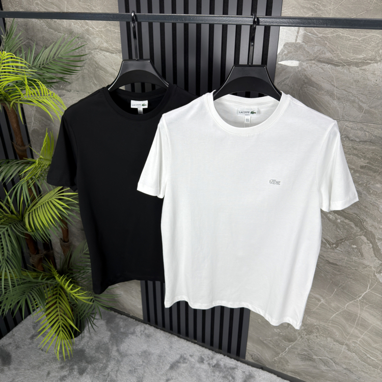 Lacoste Basic Tona Ton Pamuklu Tshirt (beyaz)