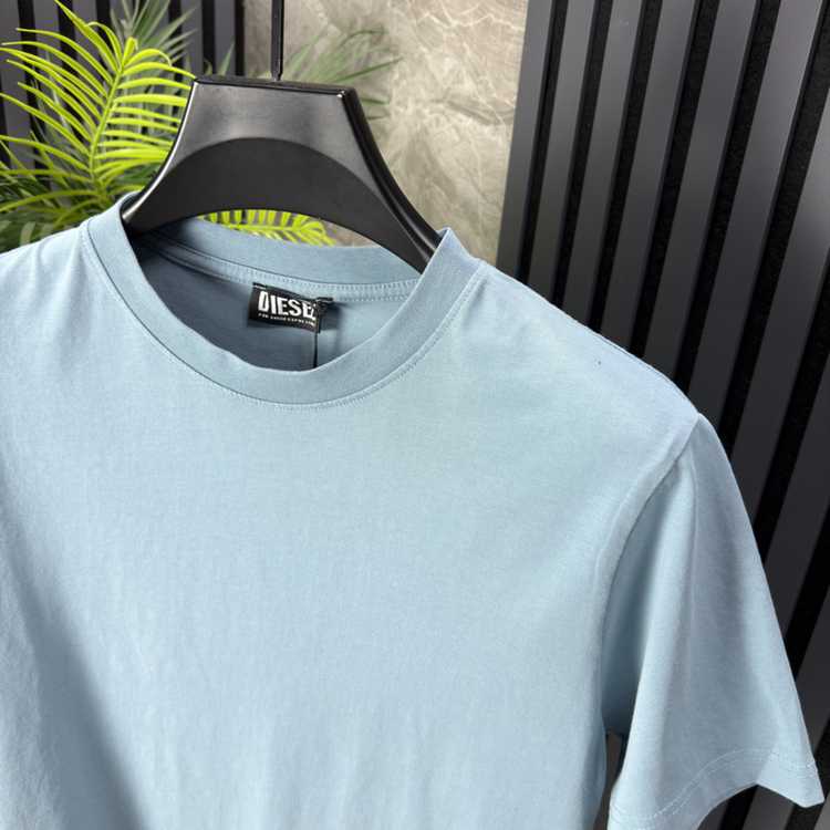 Diesel Yıkamalı Premium Tshirt (mavi)