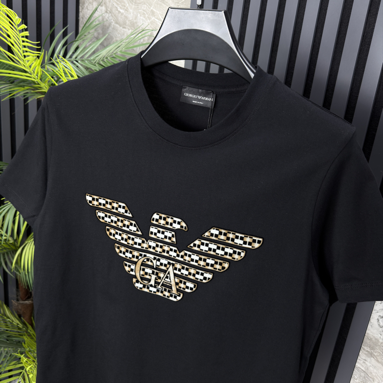 Emporio Armani Pamuklu Tshirt (siyah)