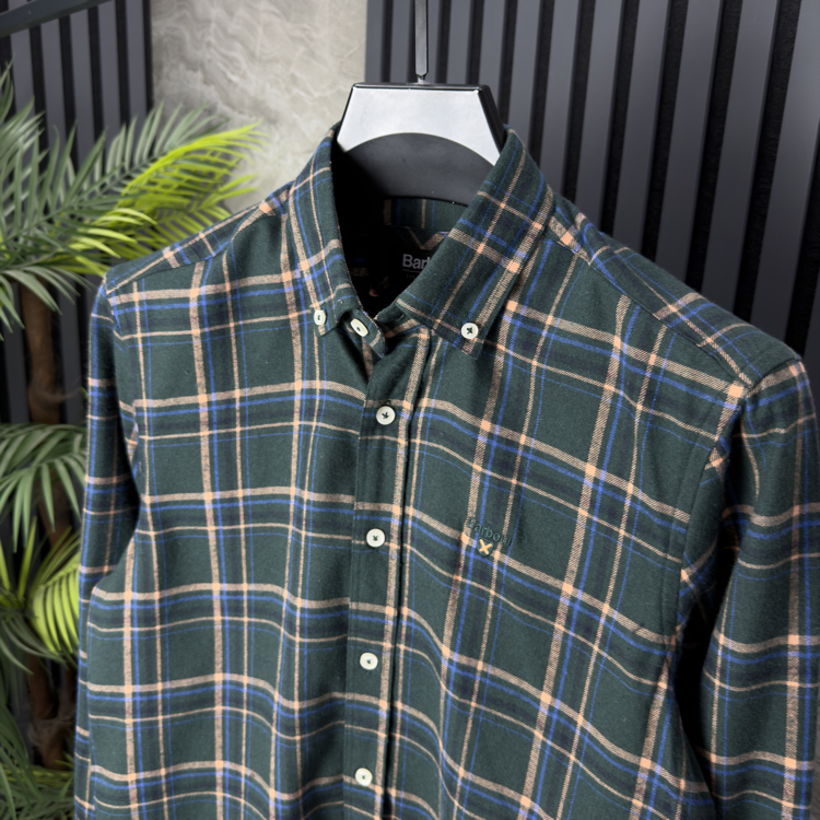 Barbour Premium Kaşe Gömlek (yeşil)