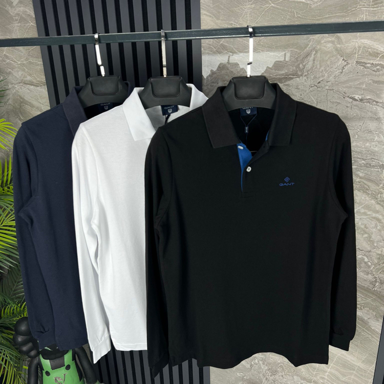 Gant Pike Kumaş Polo Yaka Sweatshirt