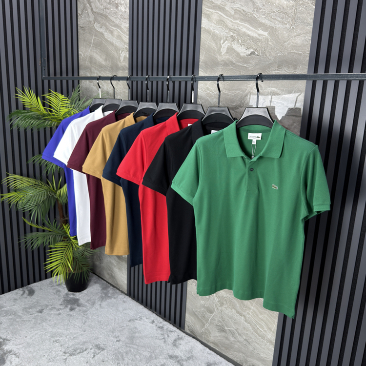 Lacoste Basic Pike Kumaş Polo Yaka (mor)