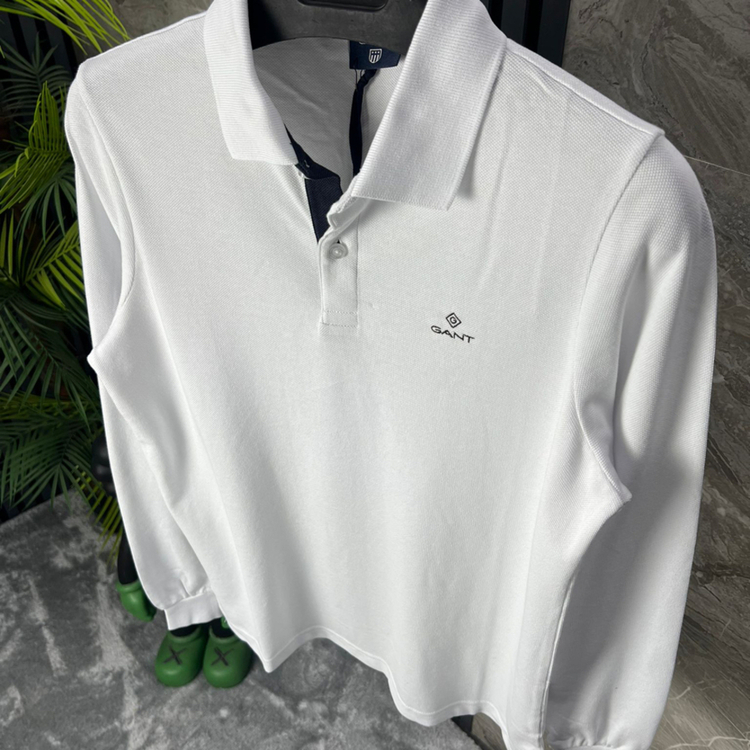 Gant Pike Kumaş Polo Yaka Sweatshirt