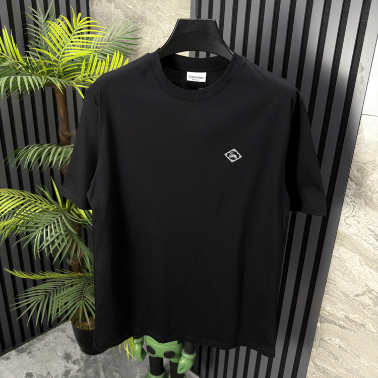 Calvin Klein Rahat Kalıp Pamuklu Tshirt (siyah)