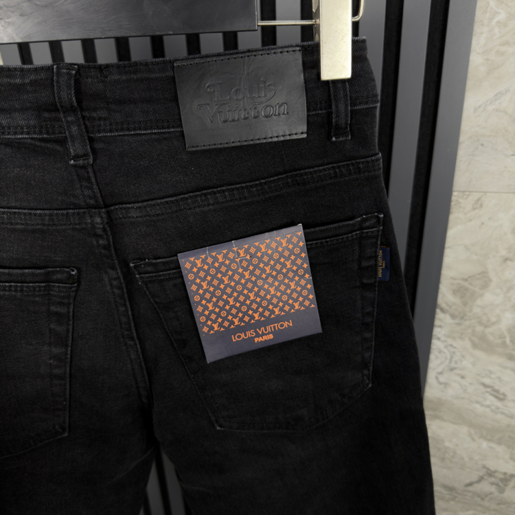  Louis Vuitton Slim Fit Jeans (siyah) 