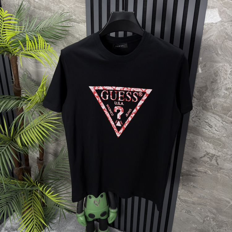 Guess Pamuklu Tshirt (siyah) 