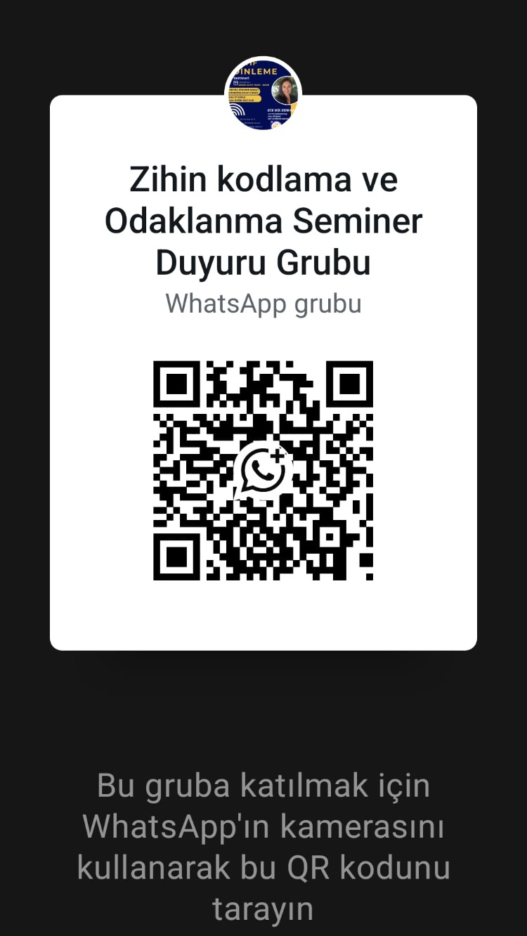 Ücretsiz Zihin Kodlama ve Odaklanma Semineri