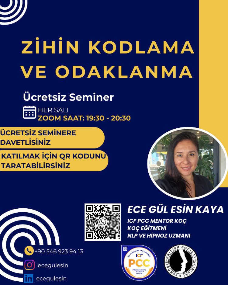 Ücretsiz Zihin Kodlama ve Odaklanma Semineri