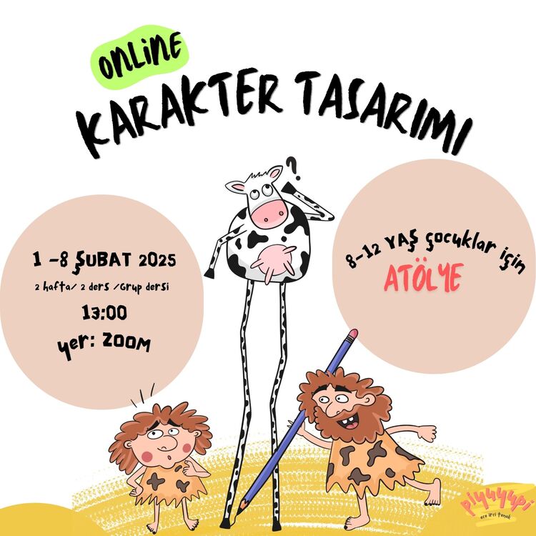 Çocuklar için Karakter Tasarlama Atölyesi 