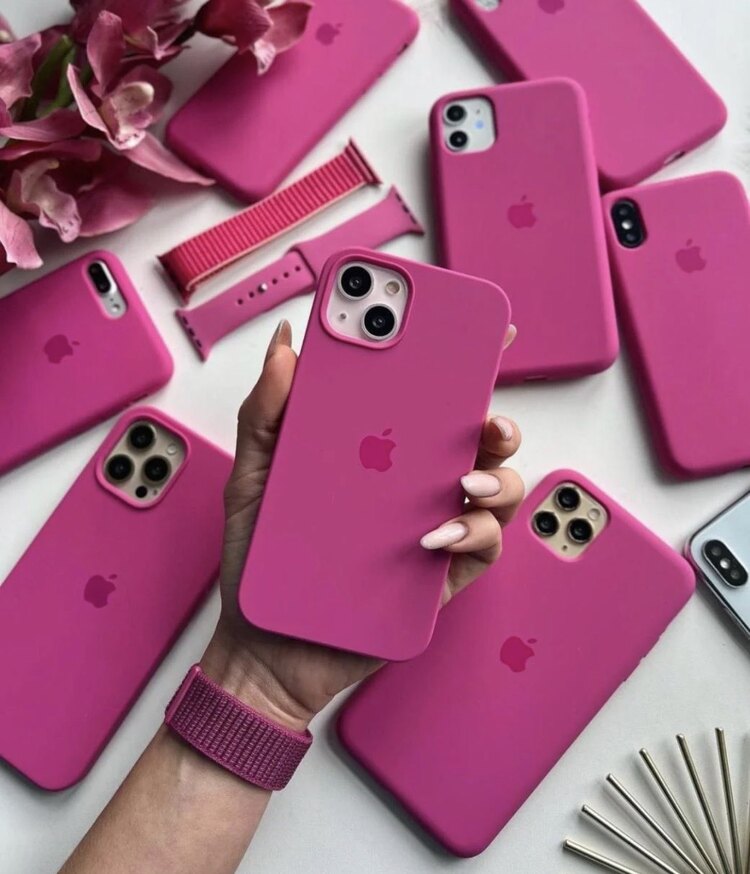 İPhone Lansman Kılıf-Fuşya