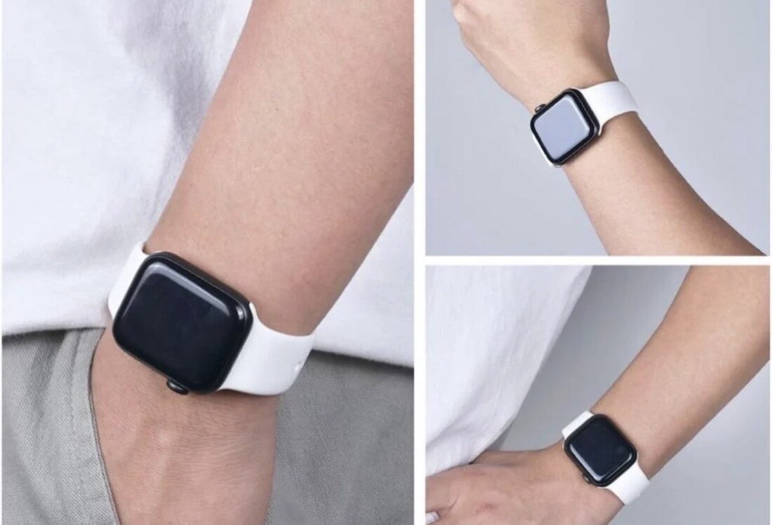 Apple Watch Silicon Kordon - Beyaz