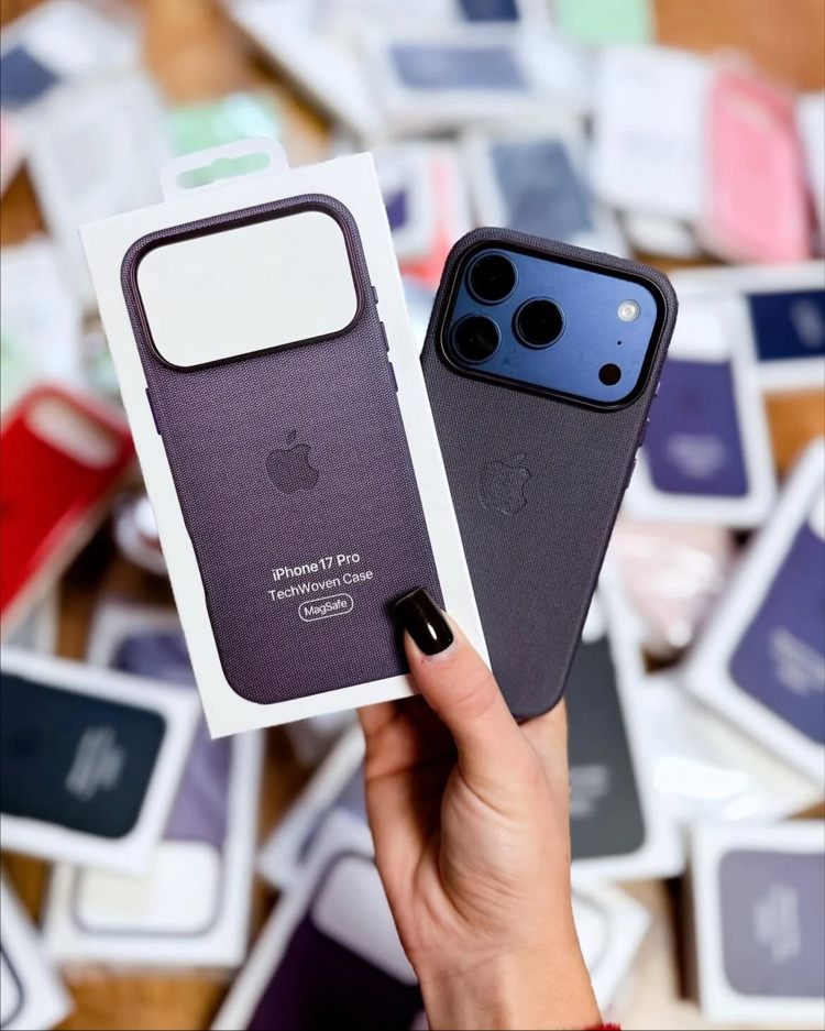iPhone TechWoven Dokuma Case Derin Mor