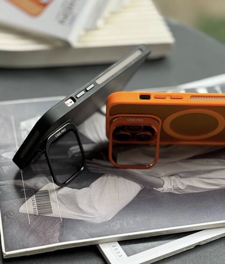 İPhone Case Pro Standlı Kılıf -Siyah