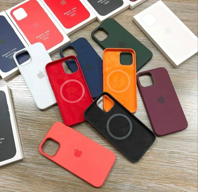 iPhone MagSafe Özellikli Silicon Kılıf - Toz Pembe