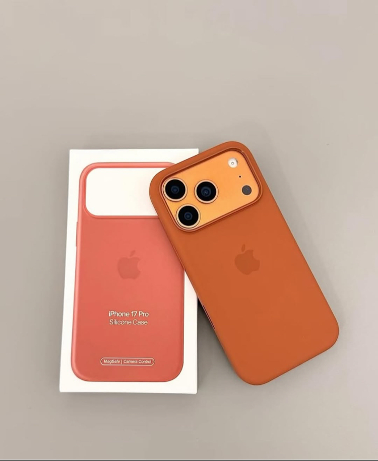 iPhone MagSafe Animasyonlu Orjinal Silicon Case Turuncu
